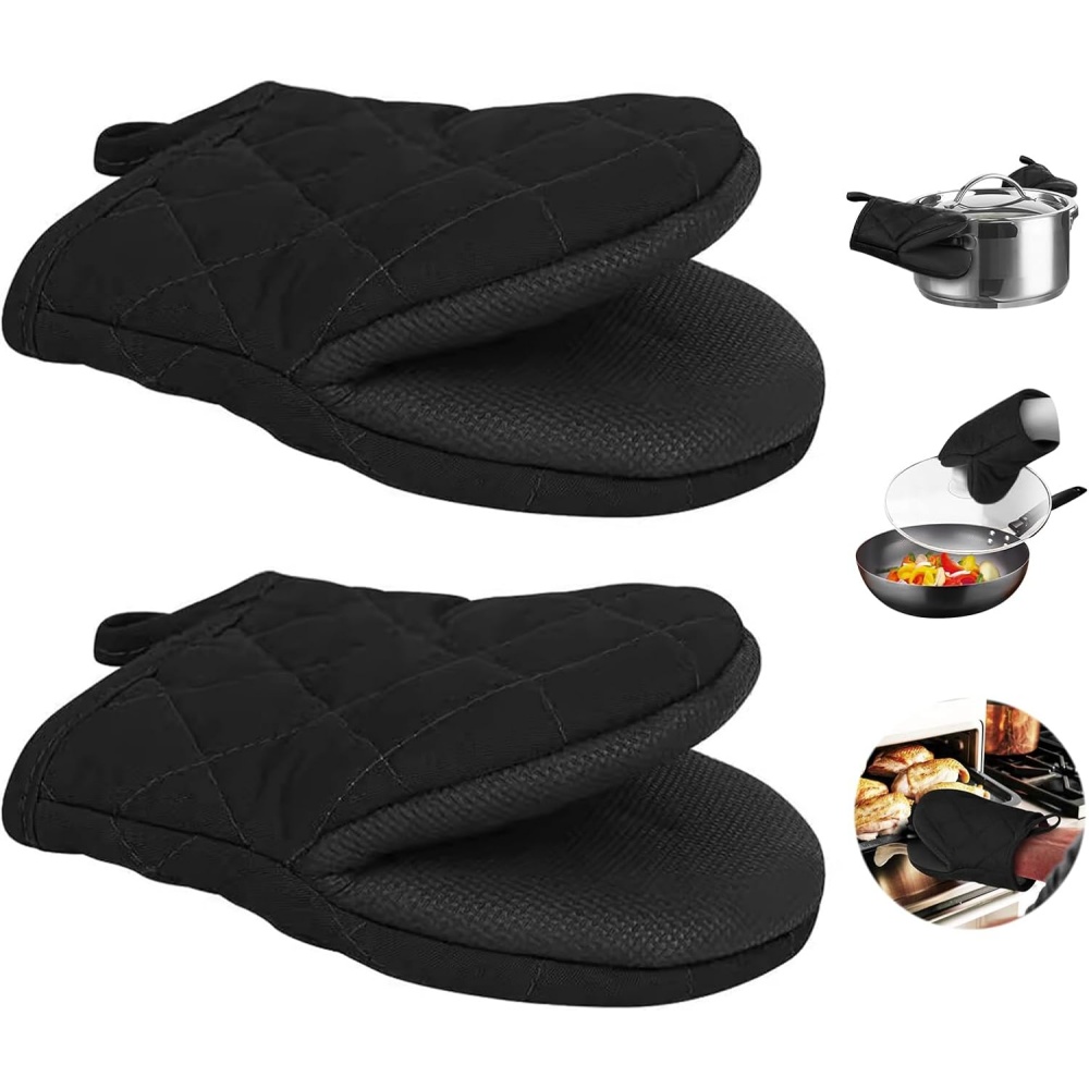 Oven Mitt Silicone - Oven Mitts 500°F Heat Resistant Oven