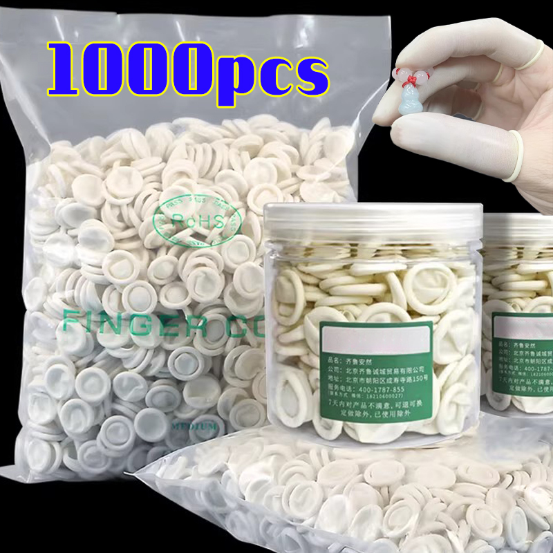 1000pcs White Disposable Finge - Latex Disposable Glove review and price