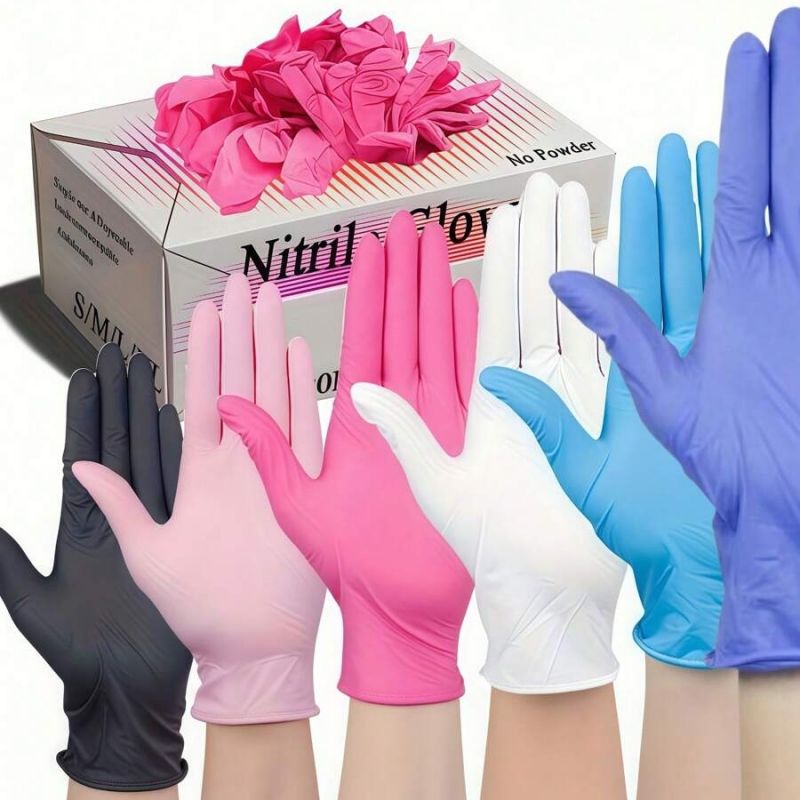 100PCS Disposable Nitrile Glov - Nitrile Mechanic Glove review and price